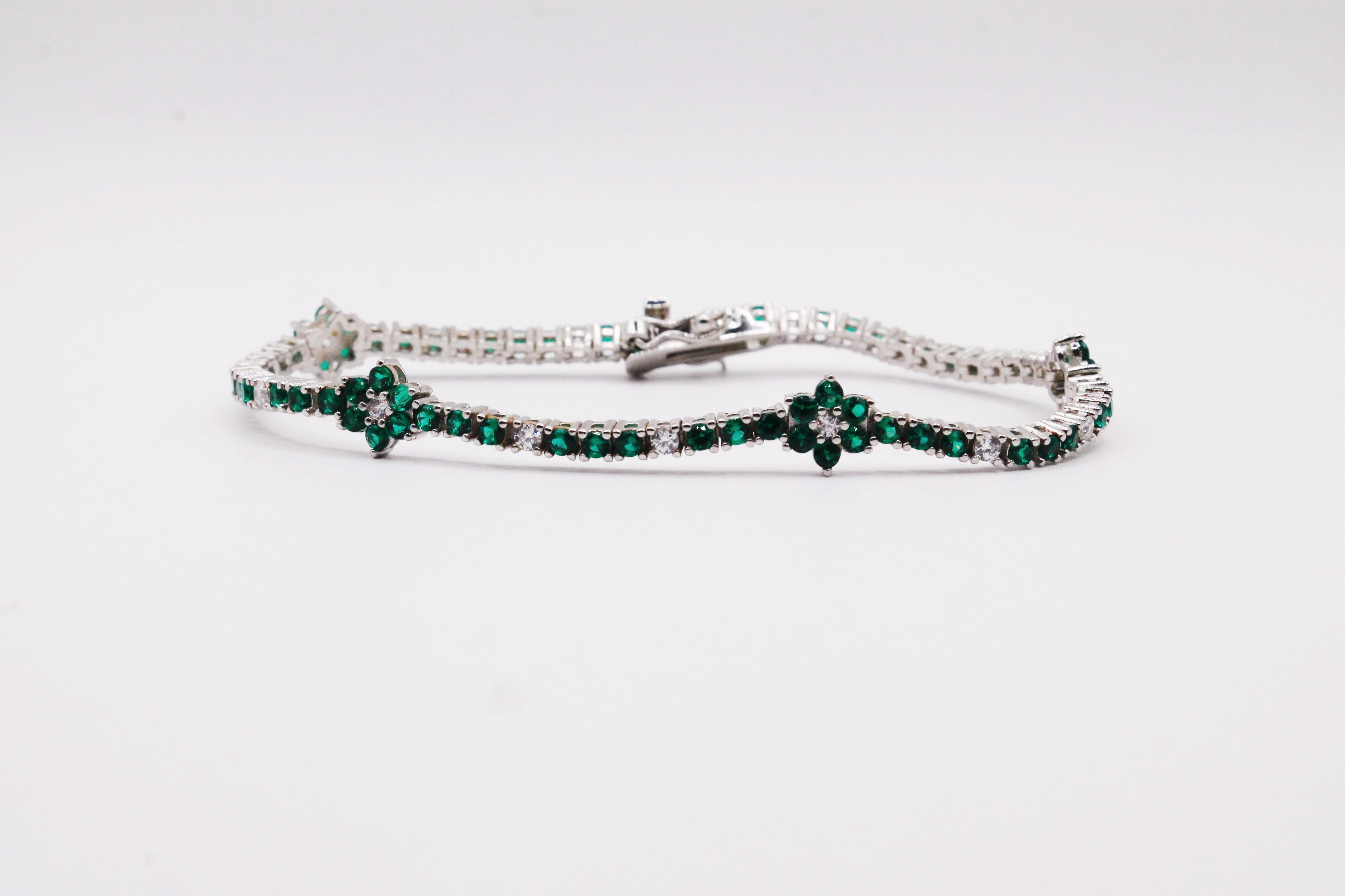 Bracciale Tennis Fiore in Argento 925 Donna - Traversi