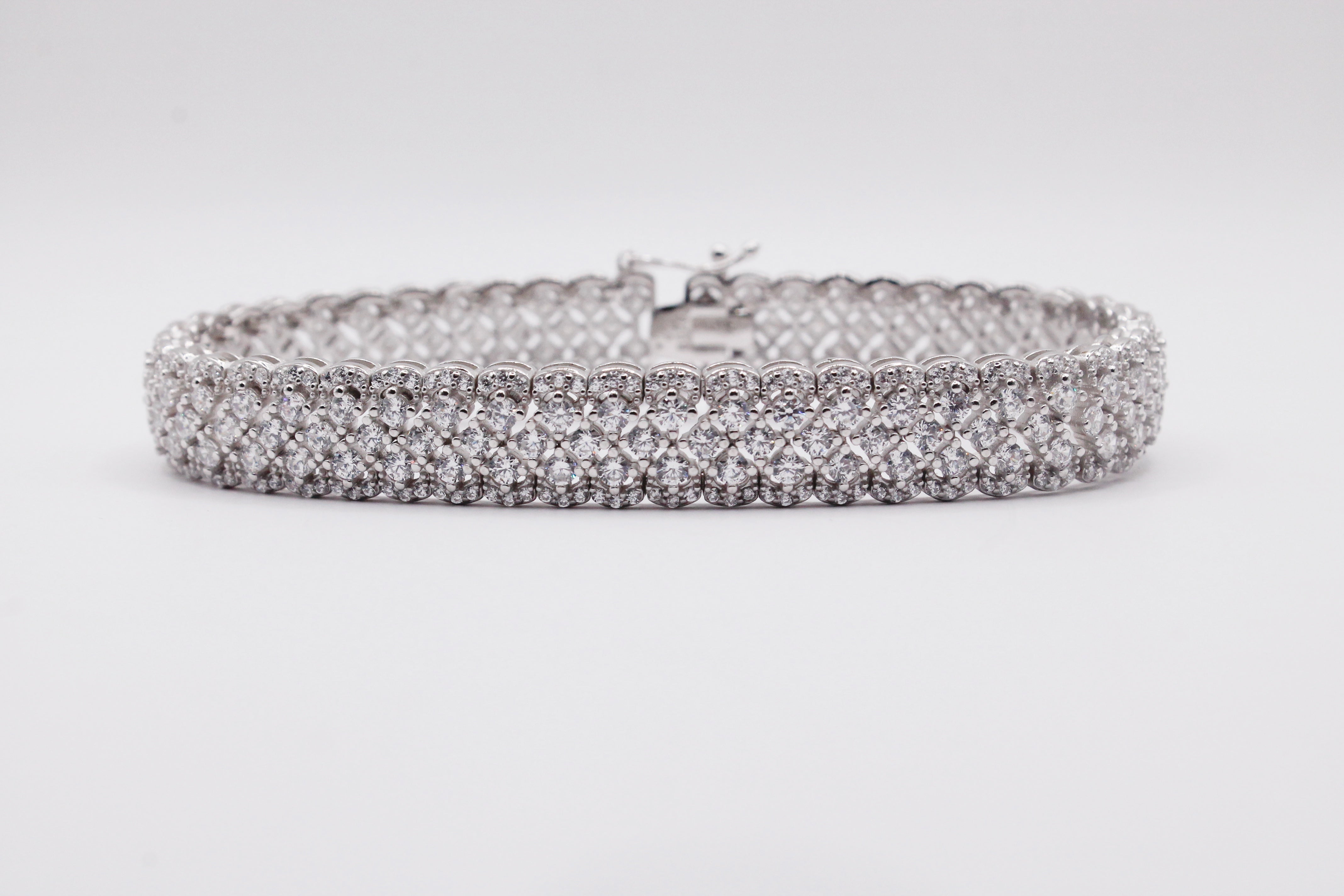 Bracciale Tennis Imperiale in Argento 925 Donna - Traversi