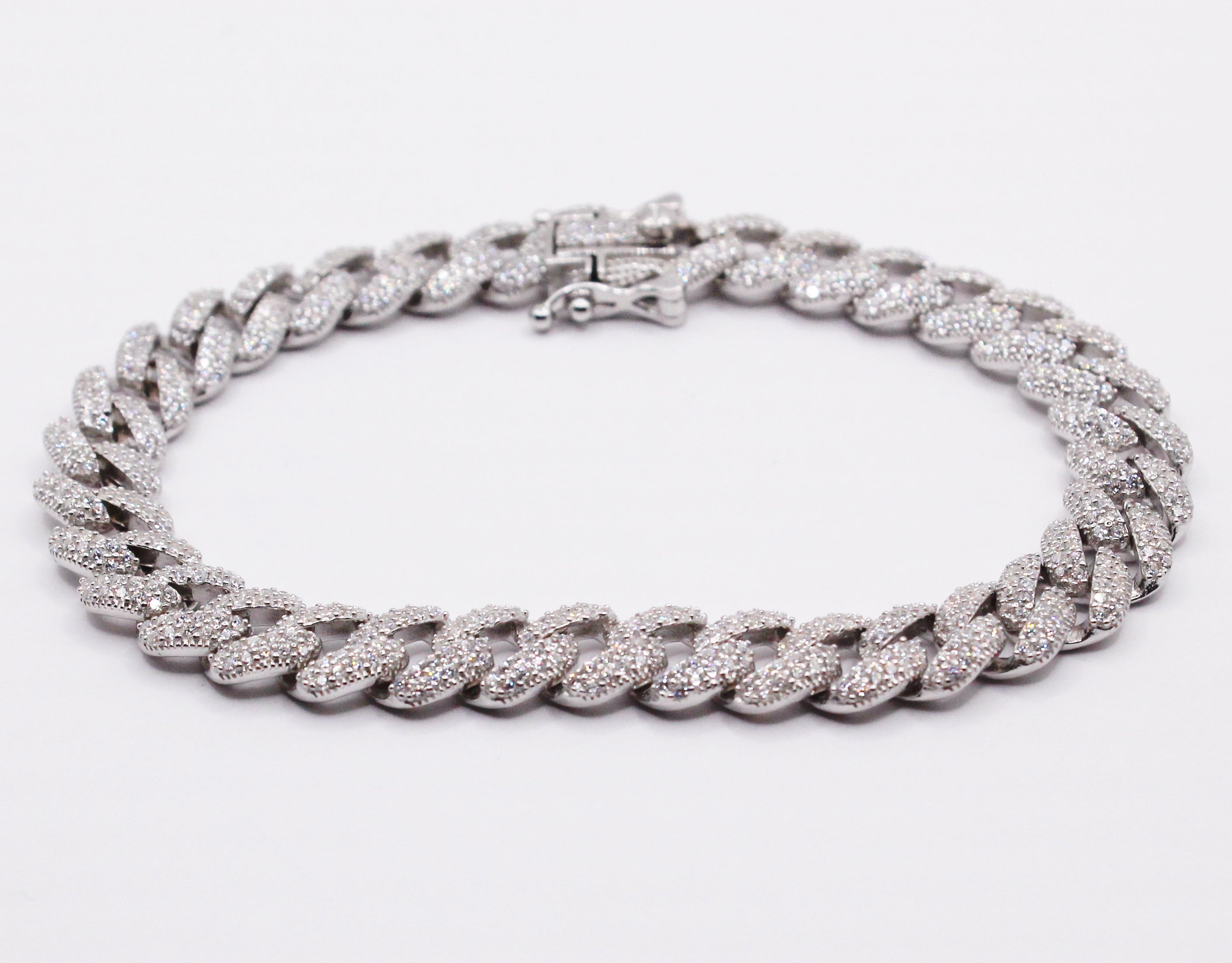 Bracciale Grumetta in Argento 925 Donna con Zirconi - Traversi