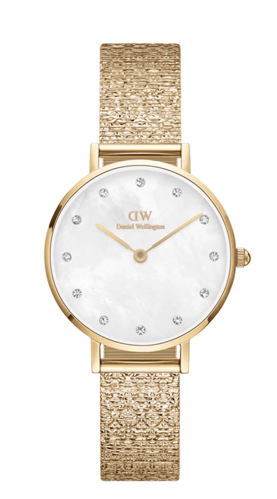 Petite Lumine Pressed Evergold 28mm - Daniel Wellington